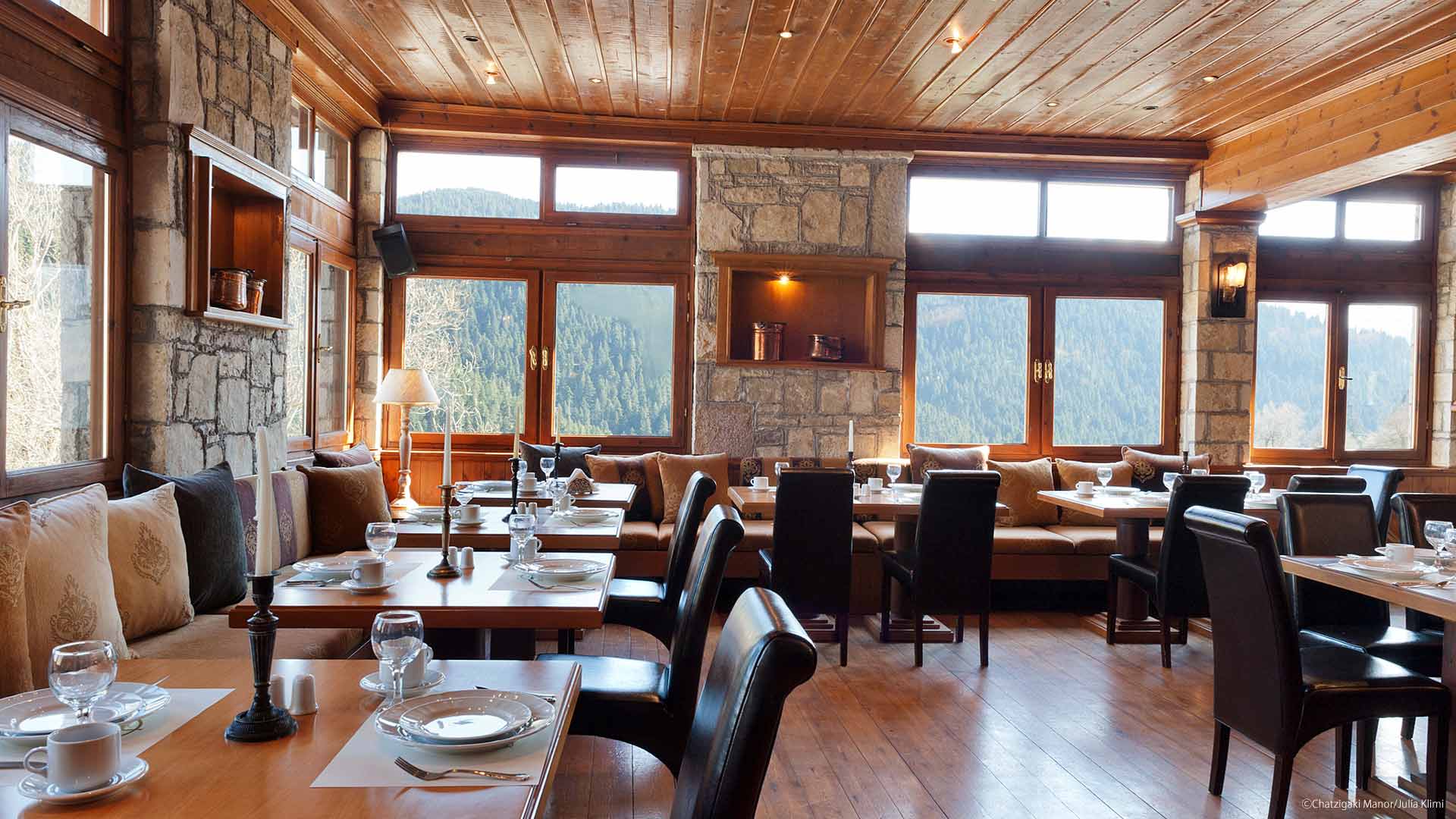 Restaurant at the Chatzigaki Manor Hotel